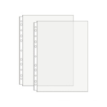 Comix 0.08mm 11 Löcher A4 Super Clear Textur Sheet Protector